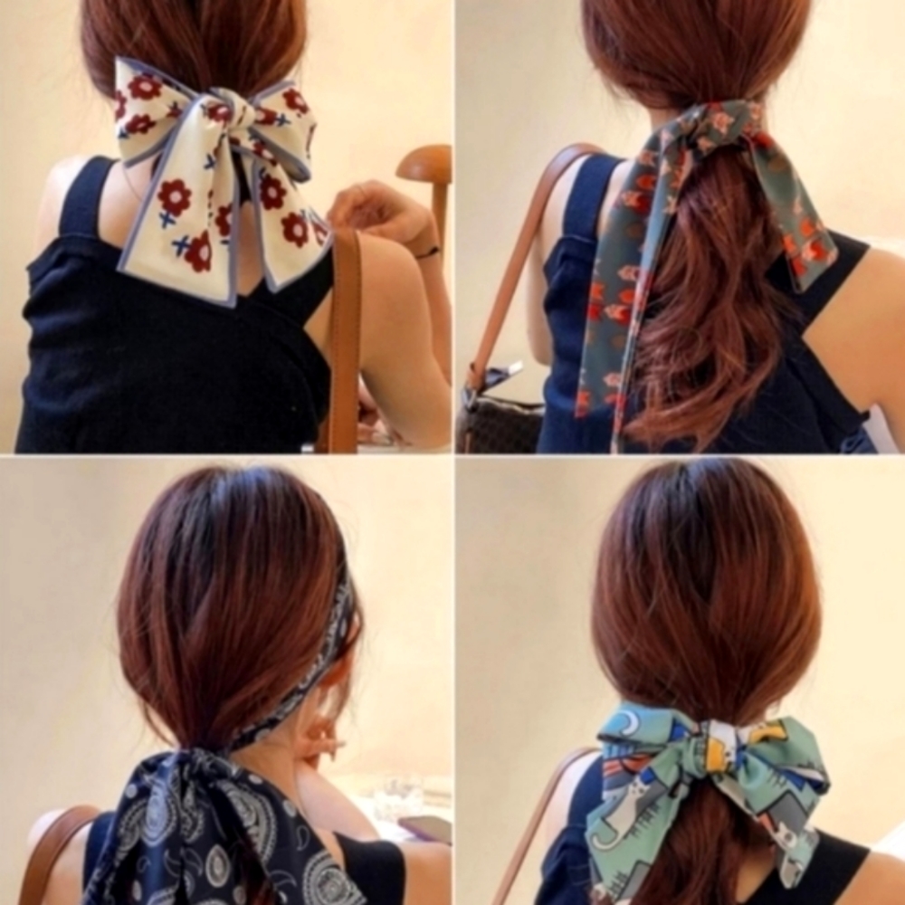 Patterned Twilly Scarf - Picture 6 of 11